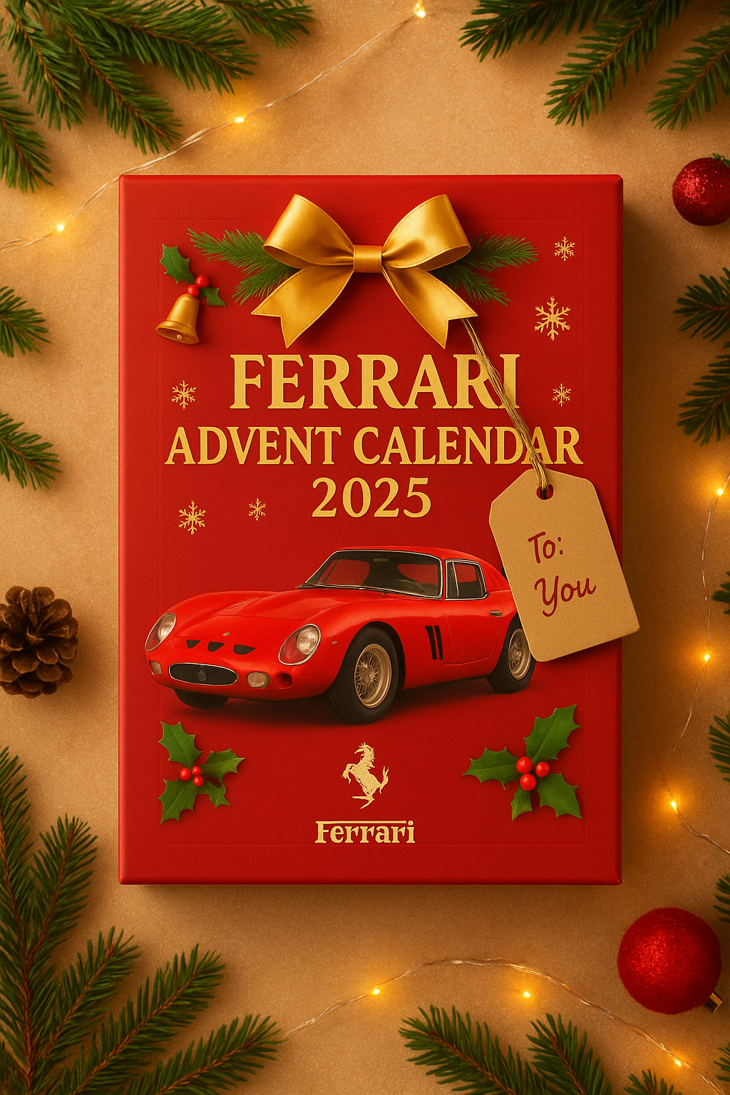 🎄 Calendrier de l’Avent Ferrari F1 Racing Legends 2025 – Édition de collection 🏎️✨