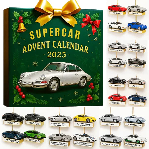 Calendrier de l’Avent Voitures de Collection – Édition Limitée Noël 2025