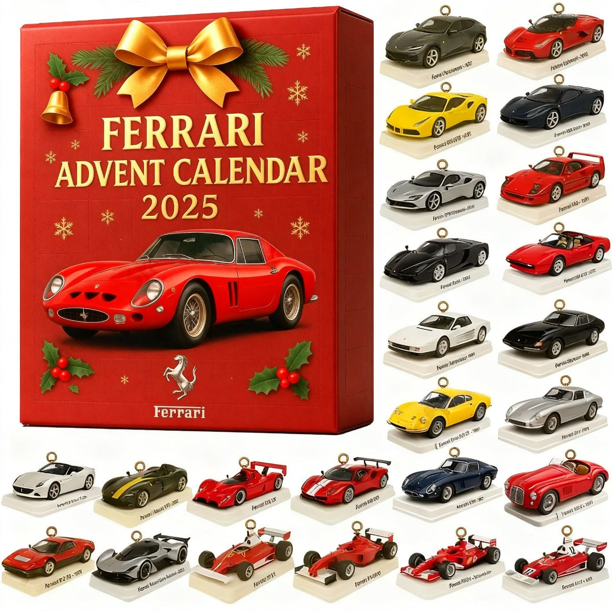 🎄 Calendrier de l’Avent Ferrari F1 Racing Legends 2025 – Édition de collection 🏎️✨